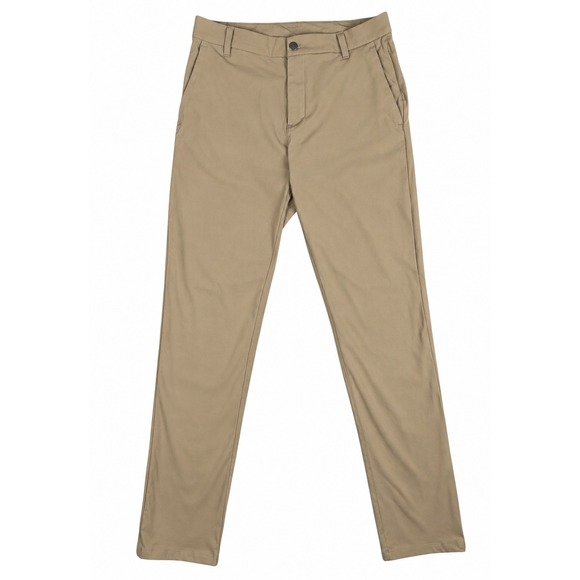 Lululemon Other - Lululemon Commission Slim Pant Mens 32x33 Brown Warpstreme Chino ABC Golf Travel